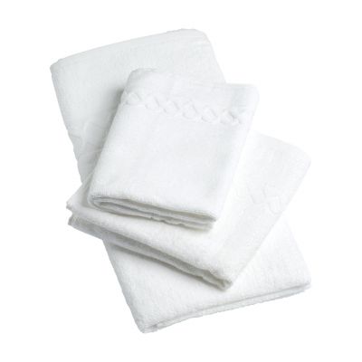 Serviette visage 31 x 31 cm, en éponge, 420g, fil retors