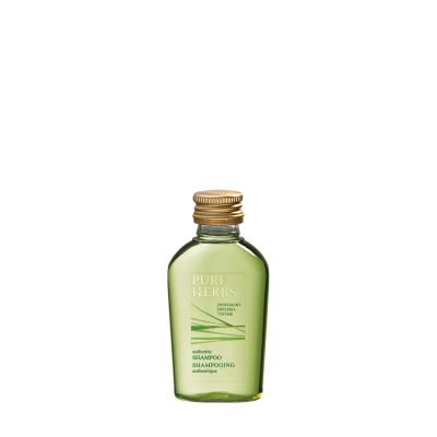 PURE HERBS - Shampooing pour cheveux, flacon individuel, 35 ml