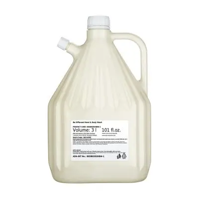 BE DIFFERENT - Gel corps et mains, recharge, 3 litres