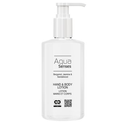 AQUA SENSES - Lotion mains et corps, distributeur flacon pompe, 300 ml