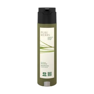 PURE HERBS - Shampooing pour les cheveux et le corps, distributeur SHAPE, 300 ml