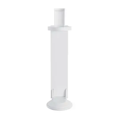Support individuel inviolable en ABS neutre blanc – à coller