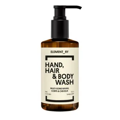 ELEMENT_RY - Multi-Soins Mains, Corps & Cheveux dans un distributeur flacon pompe, 300ml