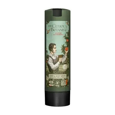 THE CURIOUS BOTANIST - Shampooing Corps & Cheveux revitalisant dans un distributeur SMARTCARE, 300ml
