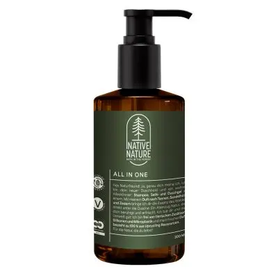 NATIVE NATURE - Tout-en-un relaxant dans un distributeur flacon pompe, 300ml