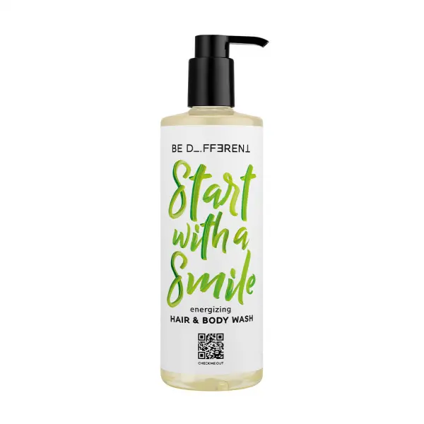 BE DIFFERENT - Gel corps et mains, distributeur flacon pompe, 500 ml
